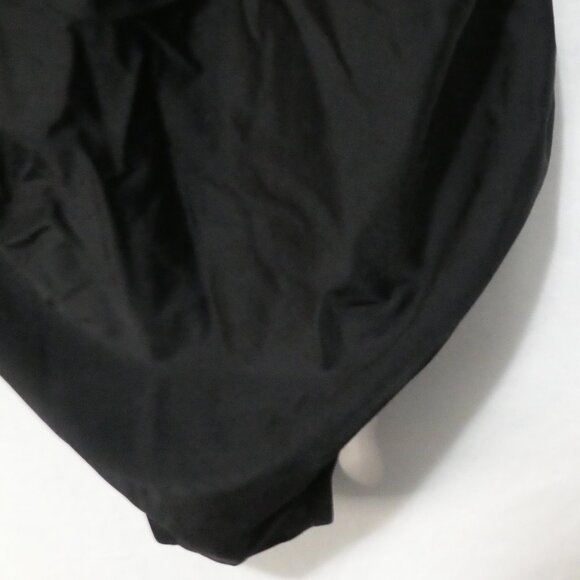 Unbranded | P2P 17.5 inches measured | Blue Patterned Black One Piece Swimsuit - Picture 8 of 14